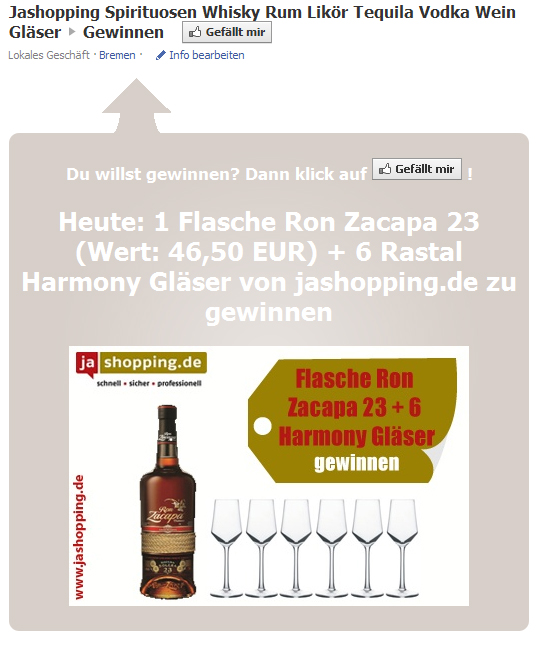 Facebook-Gewinnspiel