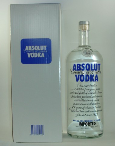 Absolut Vodka 4,5 Liter