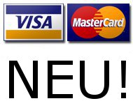 Kreditkarten VISA und Mastercard