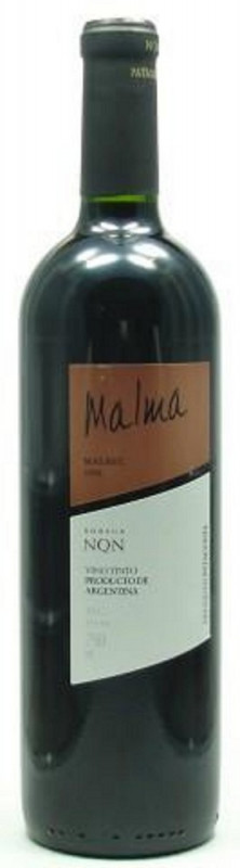 Malma Malbec Rotwein aus Argentinien 0,75 Ltr