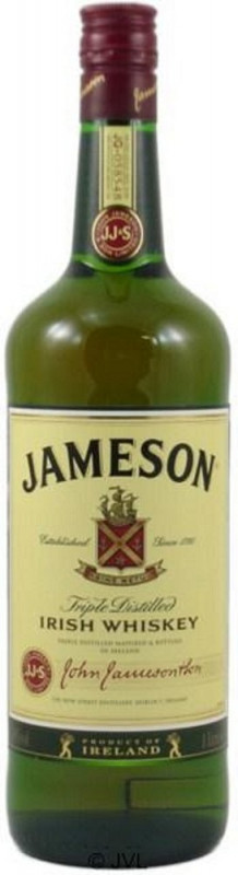 John Jameson Triple Distilled 1 Ltr. 40%