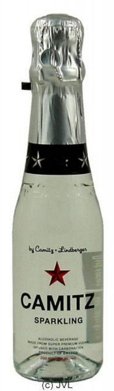 Camitz Sparkling Vodka 0,2 Ltr. 40% wodka Schweden