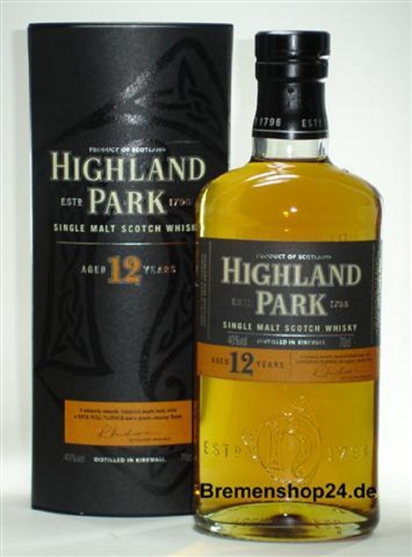 Highland Park 12 Years Old 0,7 Ltr. 40%