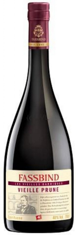 Fassbind Vieille Prune 0,7 Ltr 40% Alter Pflaumenbrand
