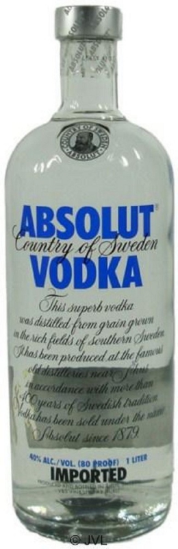 Absolut Vodka 1 Ltr. 40%