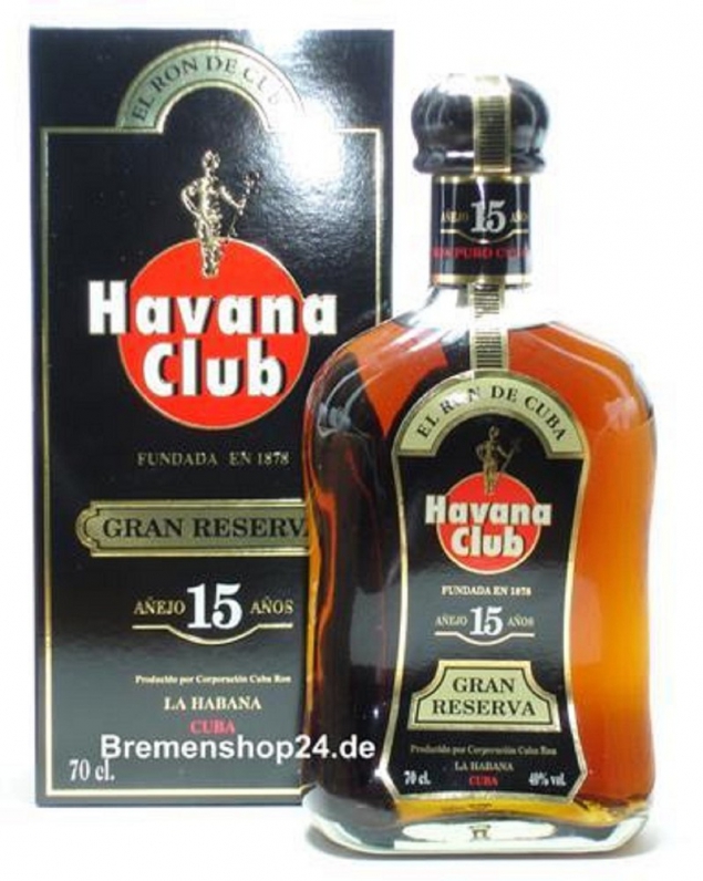 Havana Club 15 Jahre 0,7 Ltr. 40%
