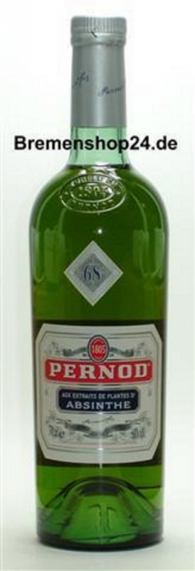 Absinthe Pernod 0,7 Ltr. 68% Aux Extraits de Plantes D�