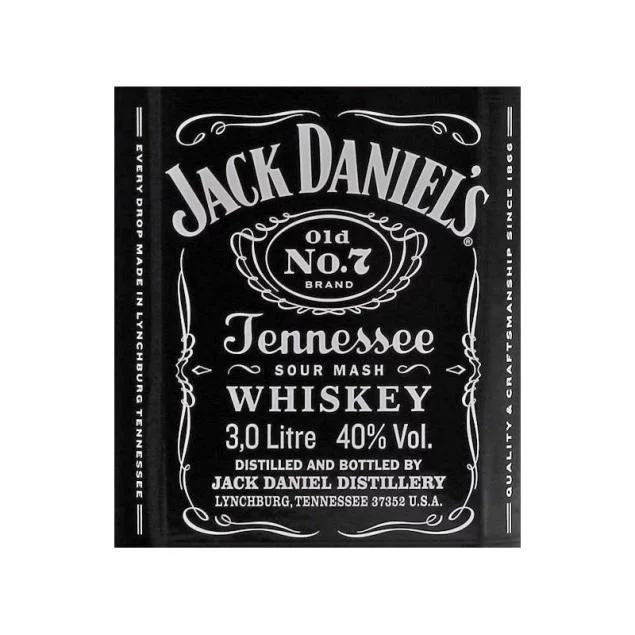 Jack Daniels Tennessee Whiskey 3 Liter Flasche 40% vol