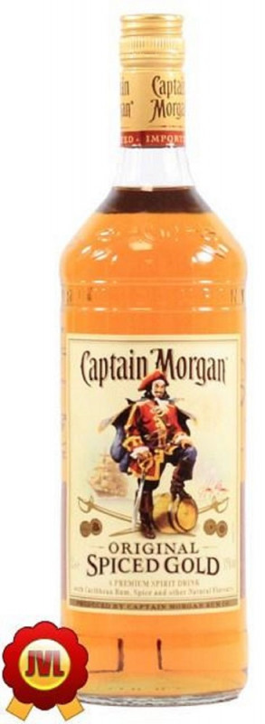 Captain Morgan Spiced Gold 1 Ltr. 35%