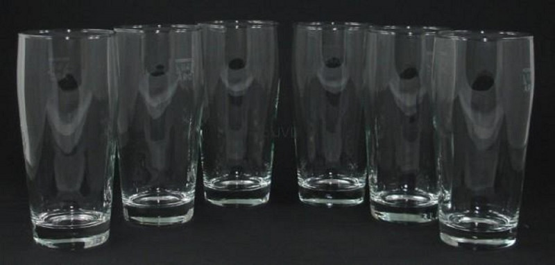 6 x WILLI Becher 50cl m. Eichung