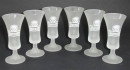 6 J�germeister Gl�ser satiniert 2cl