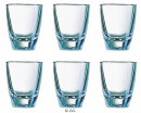 6 Schnapsgl�ser Universal Stamper GIN ca. 3 cl