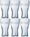 6 Coca Cola Contour Gl�ser von Arcoroc 46 cl
