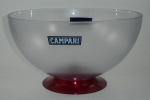 CAMPARI Eisbox Bowl klar mit rotem Fu�