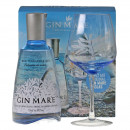 Gin Mare Geschenkset mit Glas 0,7 L 42,7% vol