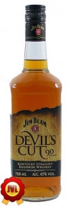Jim Beam Devils Cut - die Flasche