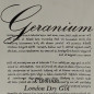 Preview: Geranium London Dry Gin 0,7 L 44%vol