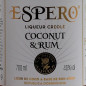 Preview: Ron Espero Creole Coconut & Rum 0,7 L 40% vol Preview: Ron Espero Creole Coconut & Rum 0,7 L 40% vol
