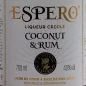 Mobile Preview: Ron Espero Creole Coconut & Rum 0,7 L 40% vol
