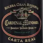 Preview: Cardenal Mendoza Brandy de Jerez Carta Real 0,7 L 40% vol