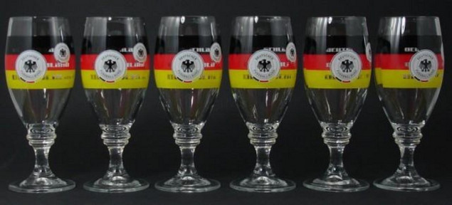 Image of 6 Deutschland Biertulpen DFB Design