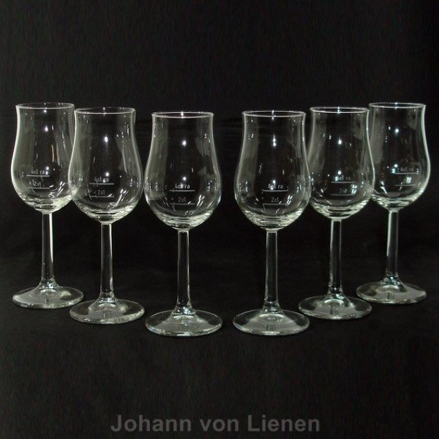 Image of 6 Whisky Nosing Gläser Eichung b. 0,02+0,04