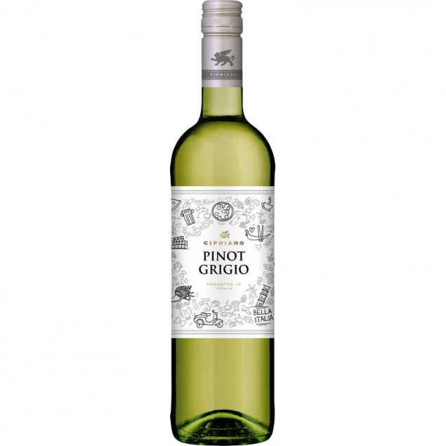 Cipriano Pinot Grigio IGT 0,75 L 12,5 % vol