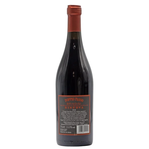 Doppio Passo Riserva Brindisi 0,75 L 13,5% vol