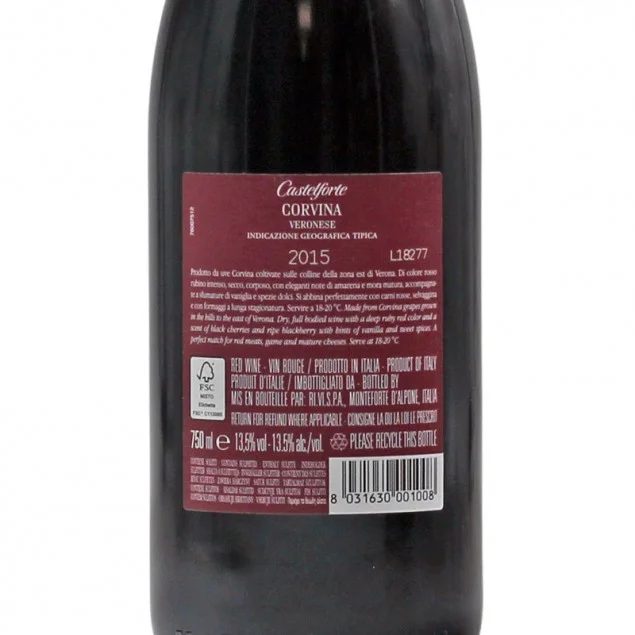 Castelforte Corvina IGT 0,75 L 13,5% vol