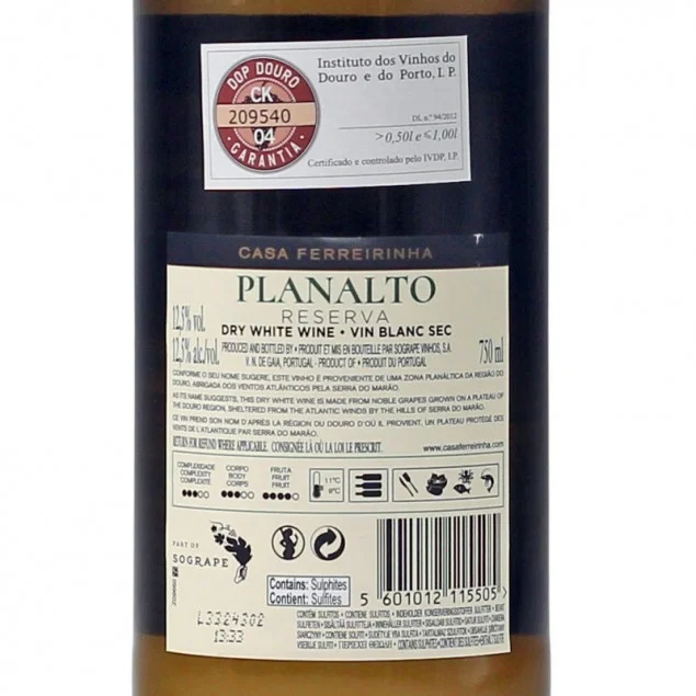 Casa Ferreirinha Planalto Douro Reserva 0,75 L 12,5% vol