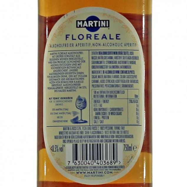 Martini Floreale Aperitif alkoholfrei 0,75 L