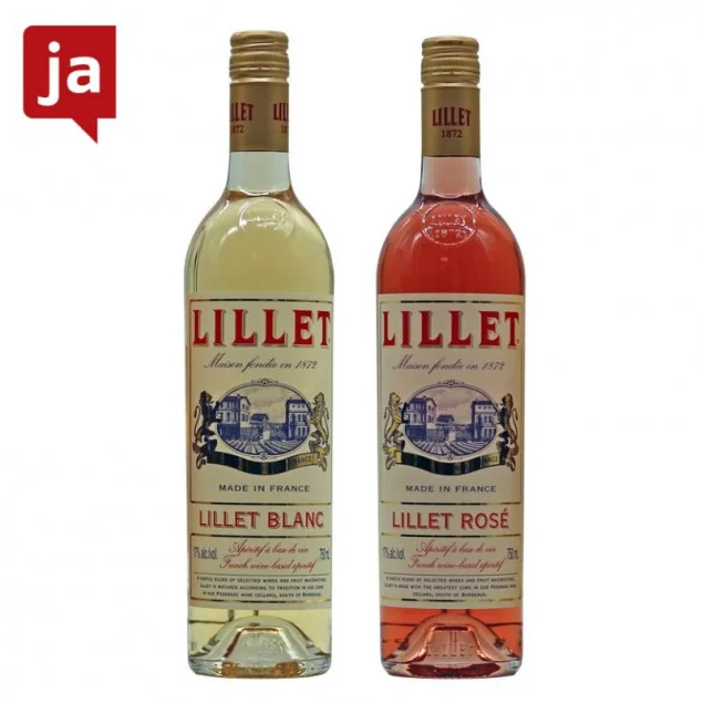 Probierset Lillet Blanc und Rose Aperitif 2 x 0,75 L 17% vol