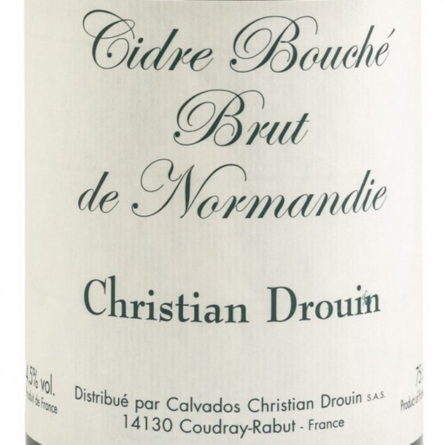 Christian Drouin Cidre Bouché Brut de Normandie 0,75 L 4,5% vol