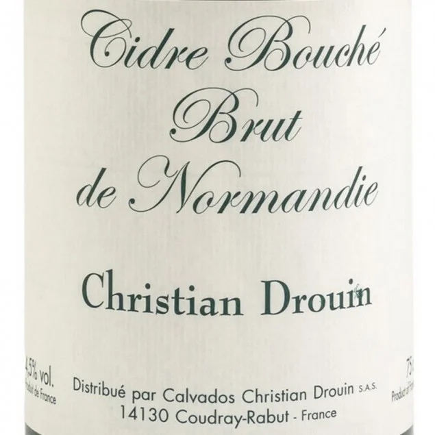 Christian Drouin Cidre Bouché Brut de Normandie 0,75 L 4,5% vol