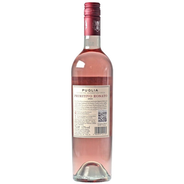 Doppio Passo Primitivo Rosato Puglia IGT 0,75 L 12% vol