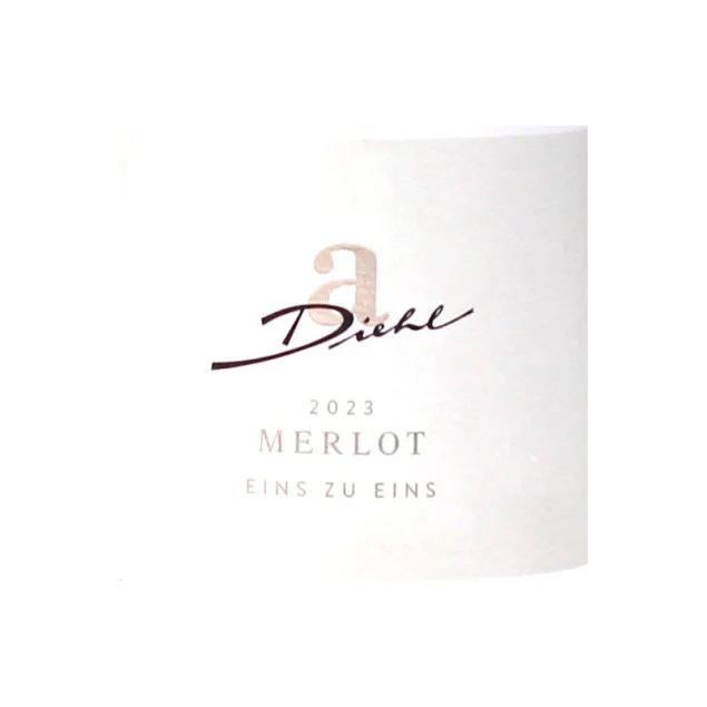 Weingut Diehl Merlot Rosé eins zu eins feinherb 0,75 L 12,5 % vol