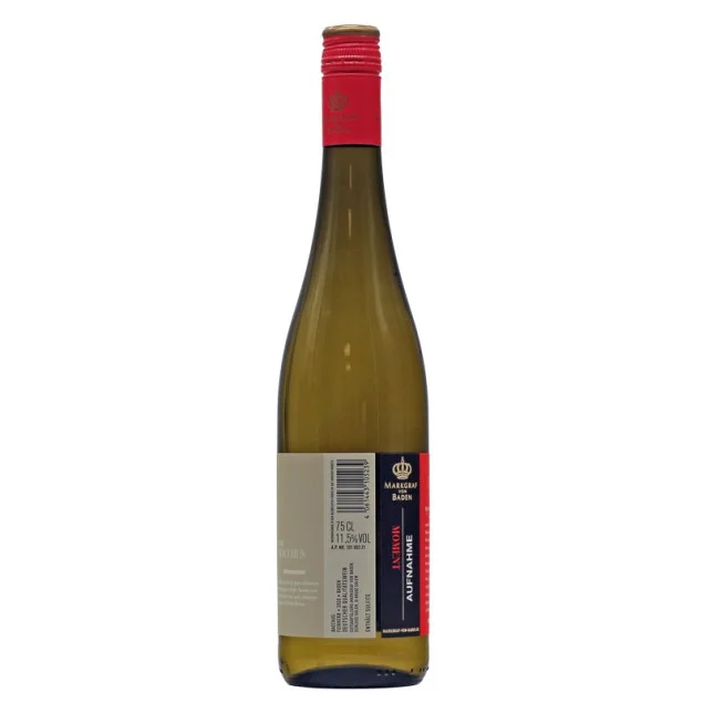 Moment Aufnahme Bacchus feinherb baden 0,75 L 11,5% vol