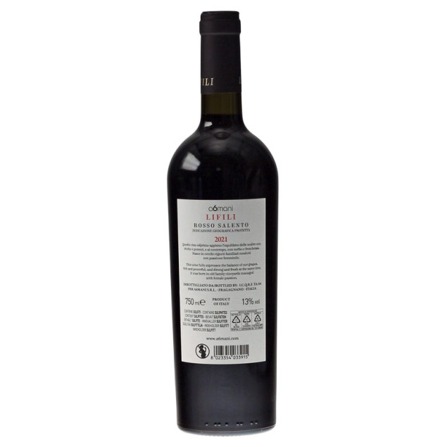 a6mani Lifili Rosso Salento IGP 0,75 L 13,5% vol