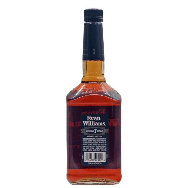 Evan Williams Bourbon Whiskey Black Label 1 L 43% vol