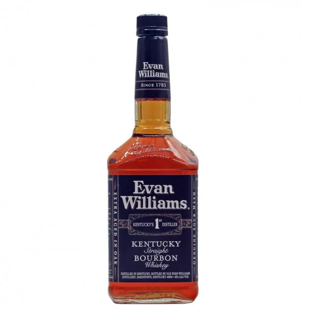 Evan Williams Bourbon Whiskey Black Label 1 L 43% vol