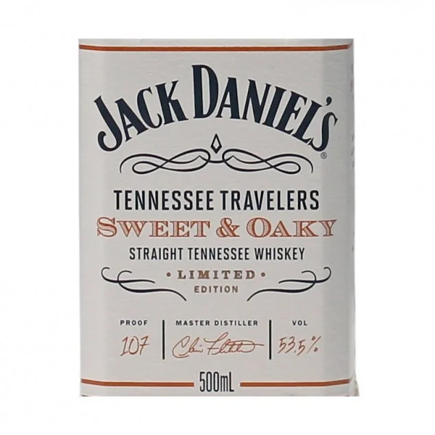 Jack Daniels Tennessee Travelers Sweet & Oaky 0,5 L 53,5%vol