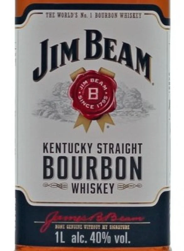 Jim Beam Kentucky Straight Bourbon Whiskey 1 Liter 40% vol