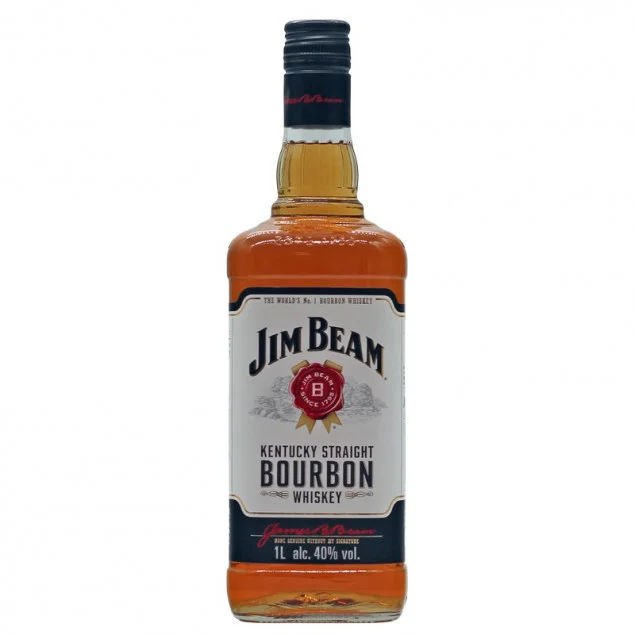 Jim Beam Kentucky Straight Bourbon Whiskey 1 Liter 40% vol