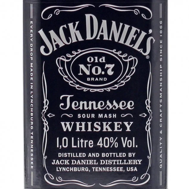 Jack Daniels Tennessee Whiskey 1 Liter 40% vol