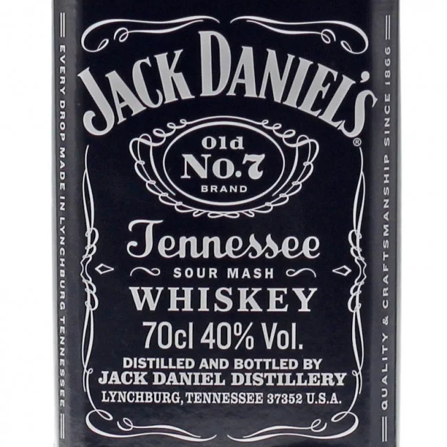 Jack Daniels Old Nr. 7 Tennessee Whiskey 0,7 L 40% vol