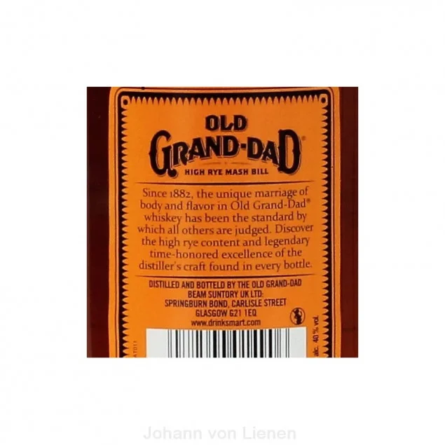 Old Grand Dad Bourbon 0,7 Ltr 40%