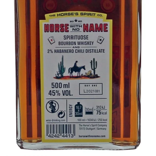 Horse With No Name 0,5 L 45% vol