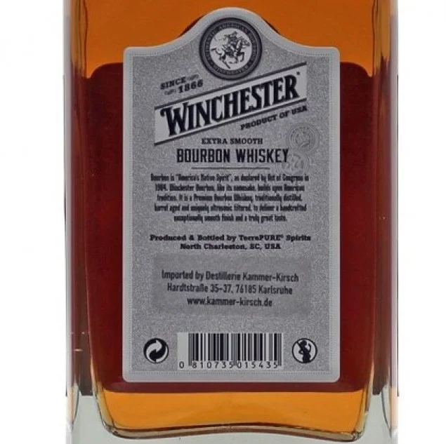 Winchester Bourbon Whiskey Extra Smooth 0,7 L 45% vol