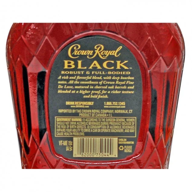 Crown Royal Black 1 L 45%vol