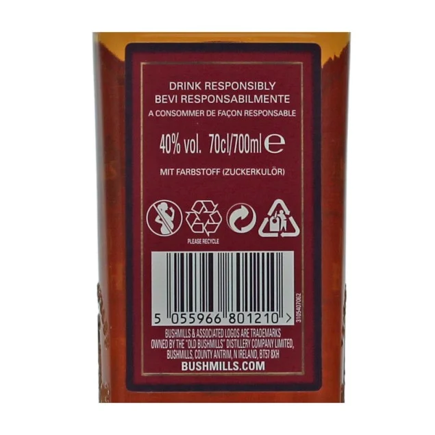 Bushmills Red Bush 0,7 L 40% vol